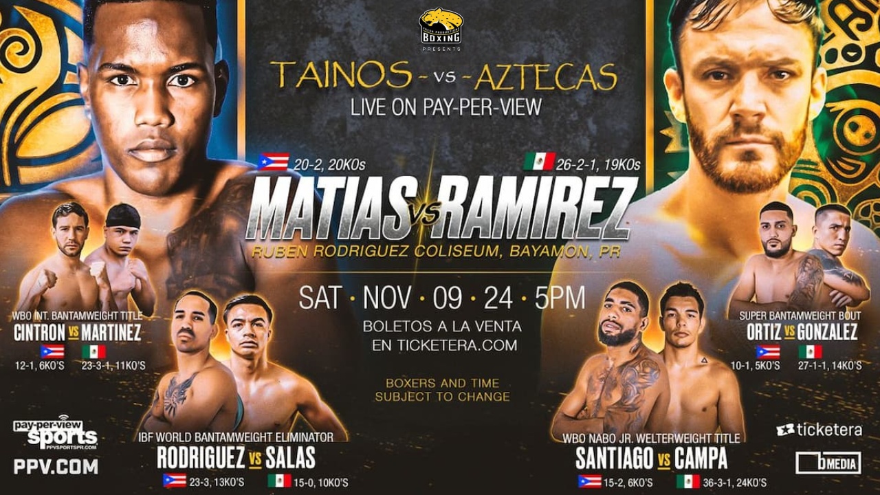 Subriel Matias vs Roberto Ramirez
