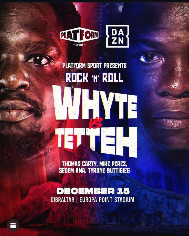 Dillian Whyte vs Ebenezer Tetteh