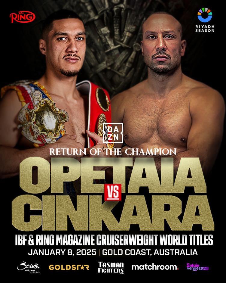 Jai Opetaia vs Huseyin Cinkara